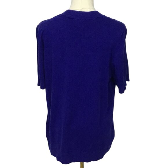 TANJAY Blue Short Sleeve Top – Size PL/G 💙 - Picture 2 of 4